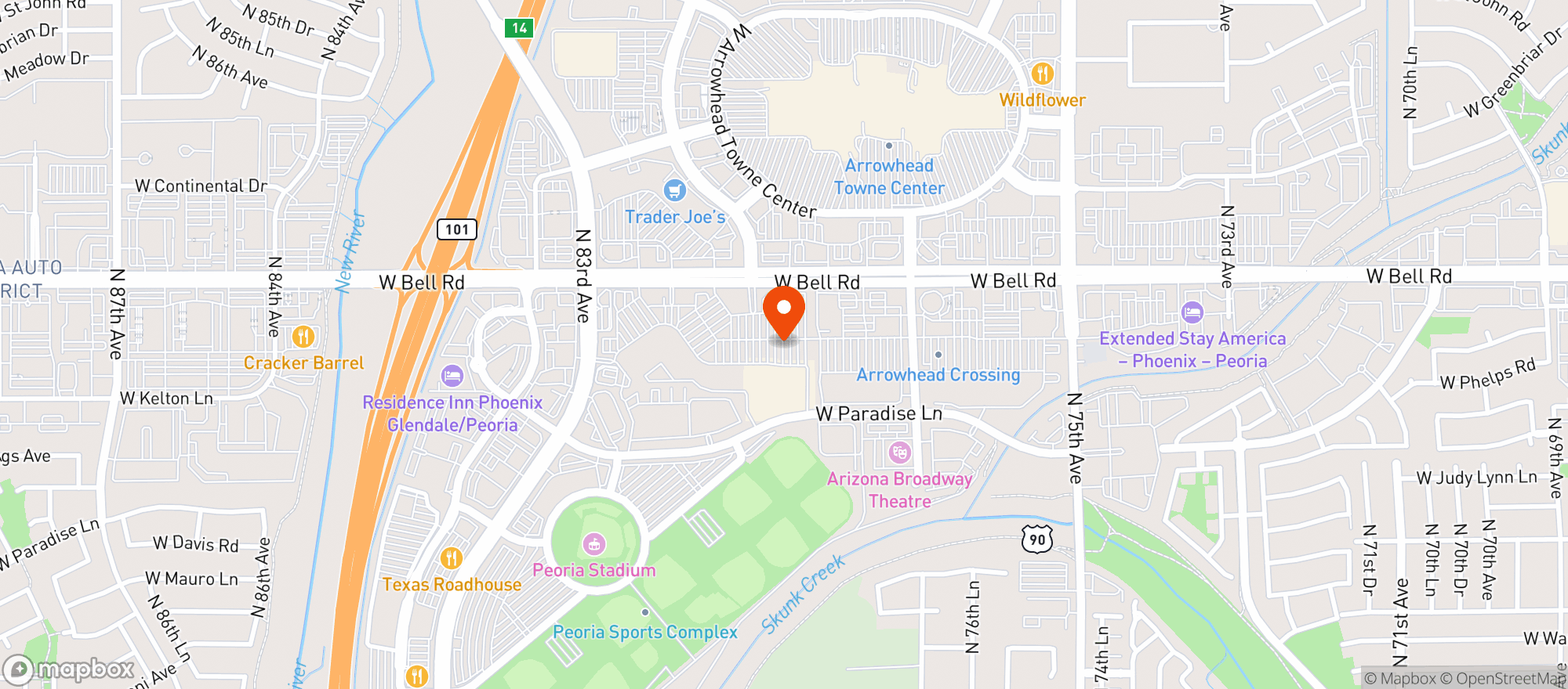 Map showing TARGET