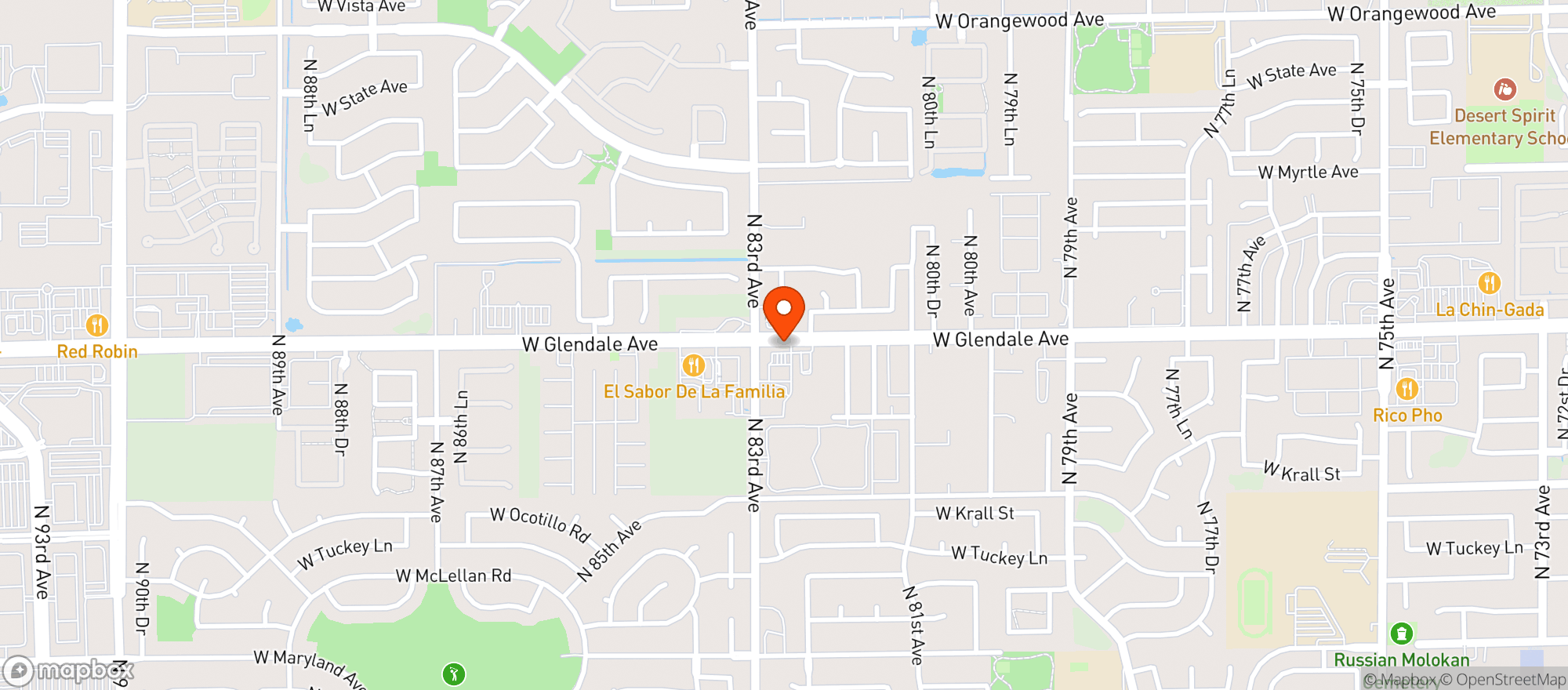 Map showing Quiktrip