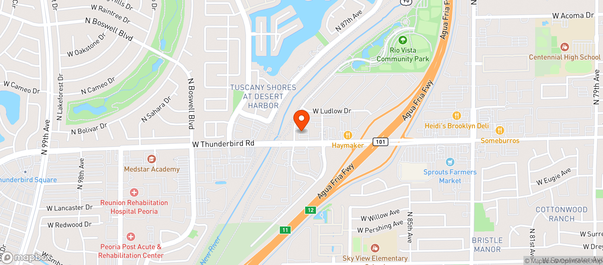 Map showing Quiktrip #490
