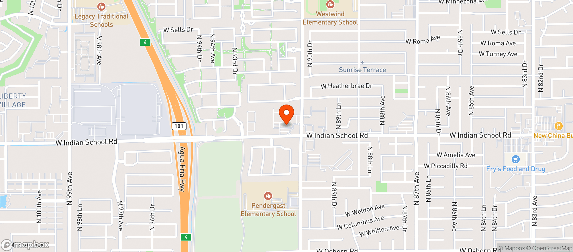Map showing Quiktrip #487