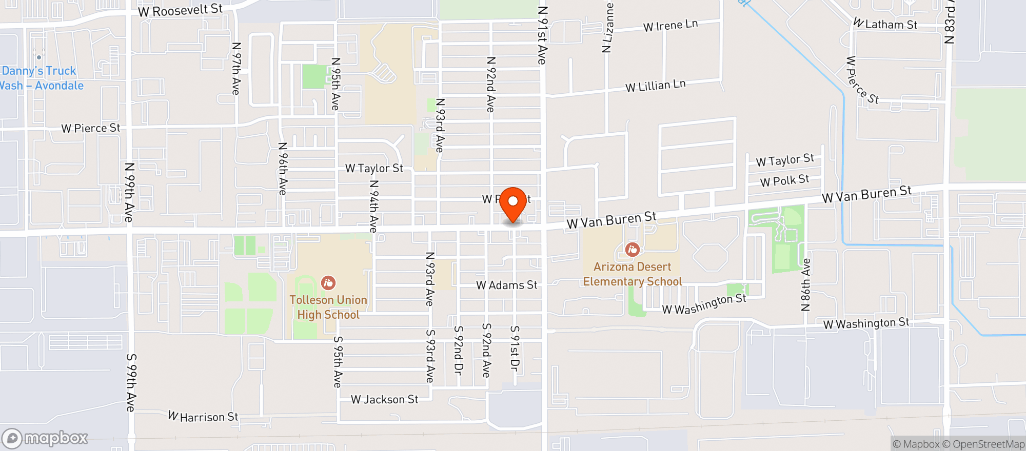 Map showing El Papas