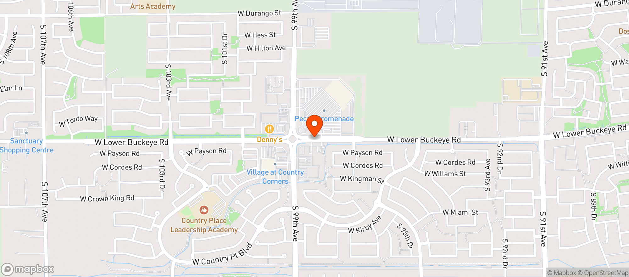 Map showing Target