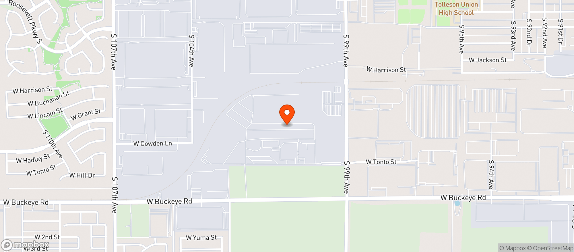 Map showing Frys Food & Drug Store #Hq