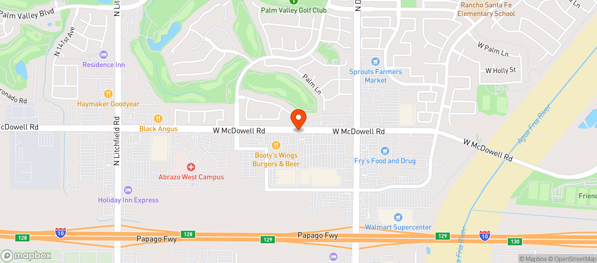 Map showing MeTime Wellness Spa