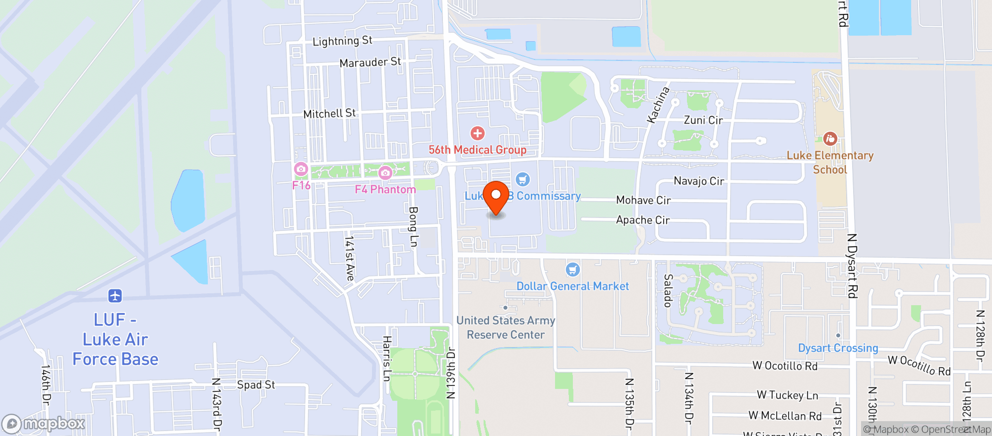 Map showing Gnc