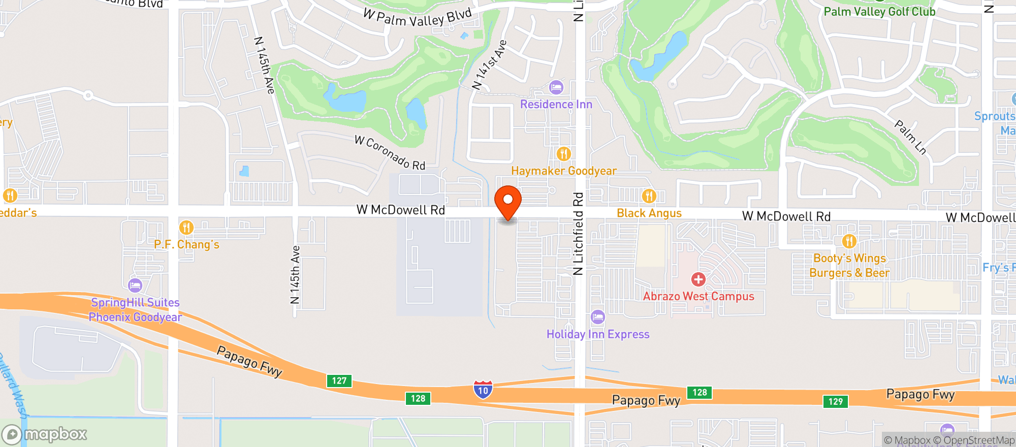 Map showing Total Wine & More
