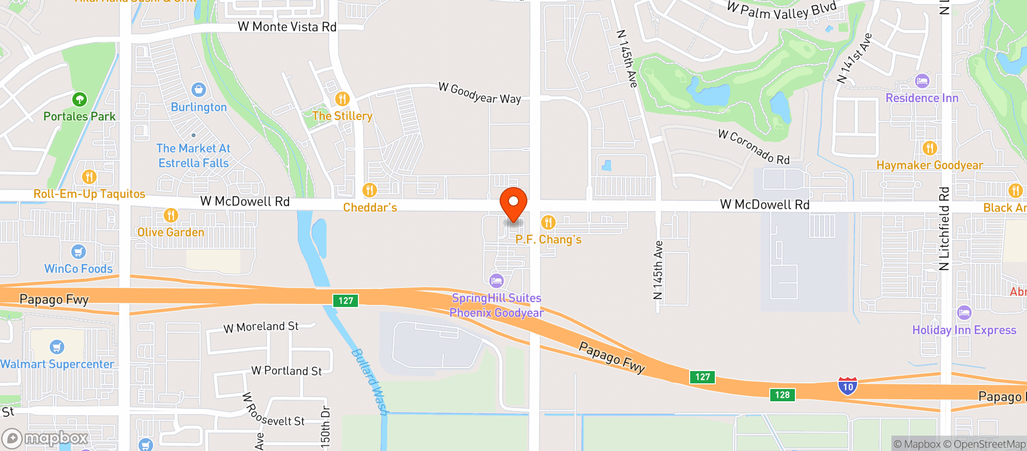 Map showing Quiktrip #1417