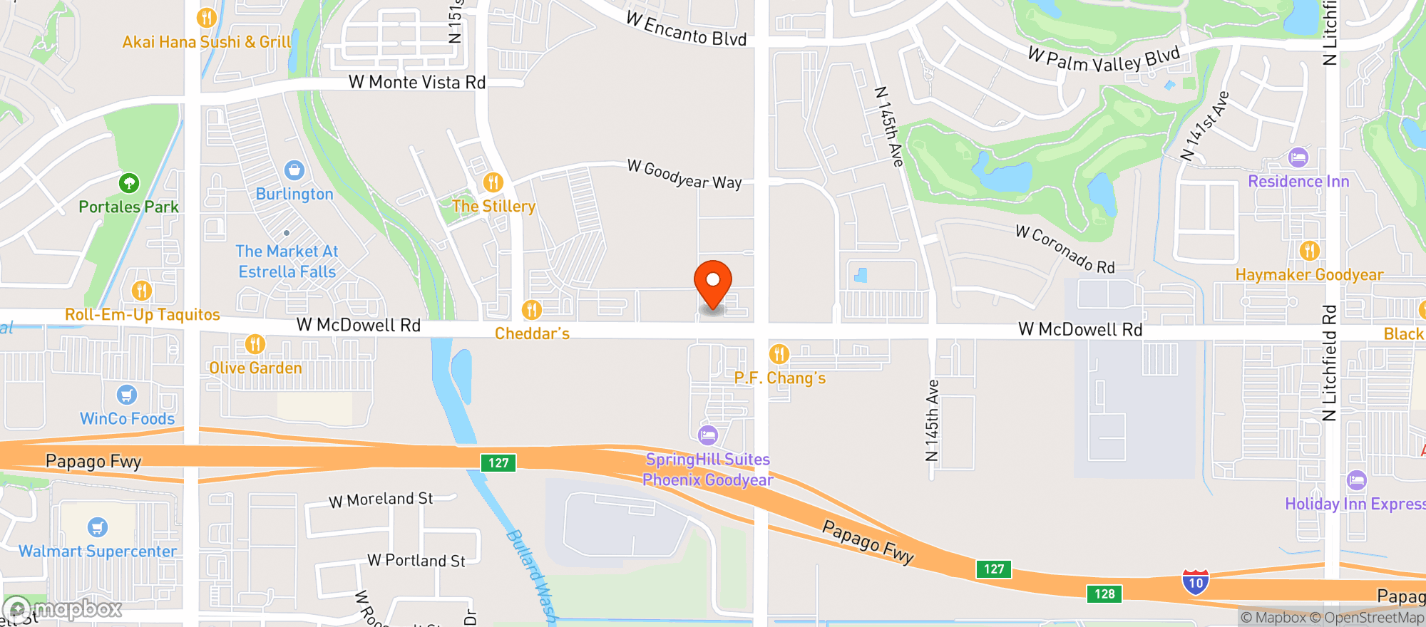 Map showing Trader Joes #289
