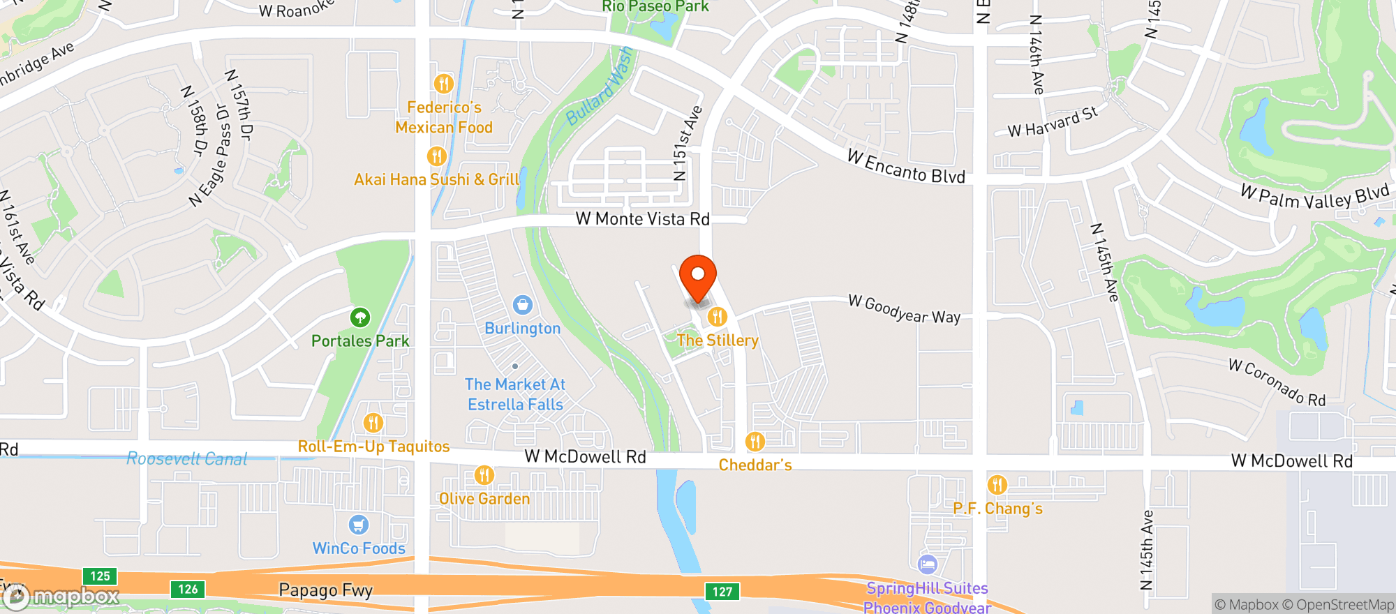 Map showing Copper & Sage