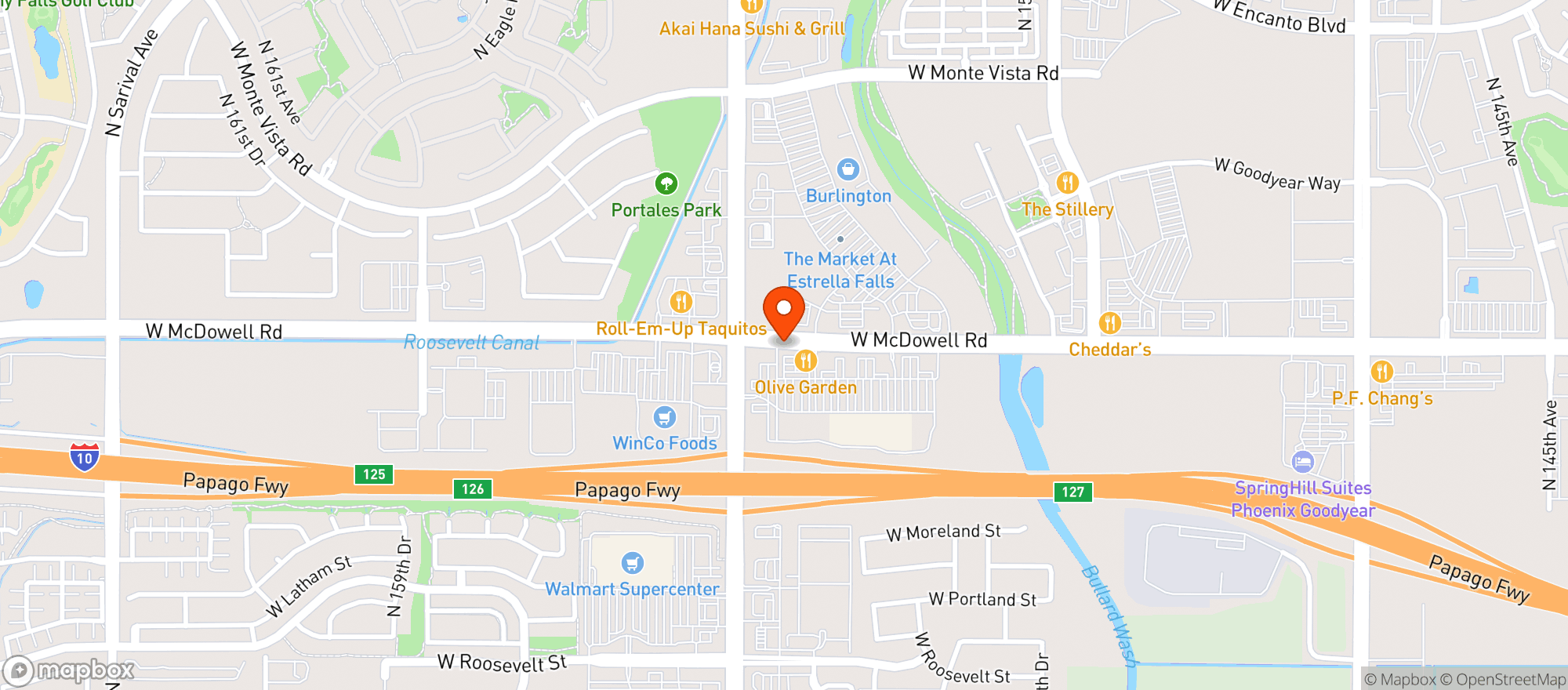 Map showing Bevmo!