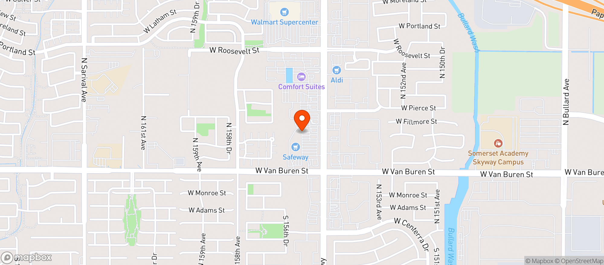Map showing Tailgaters Sports Grill