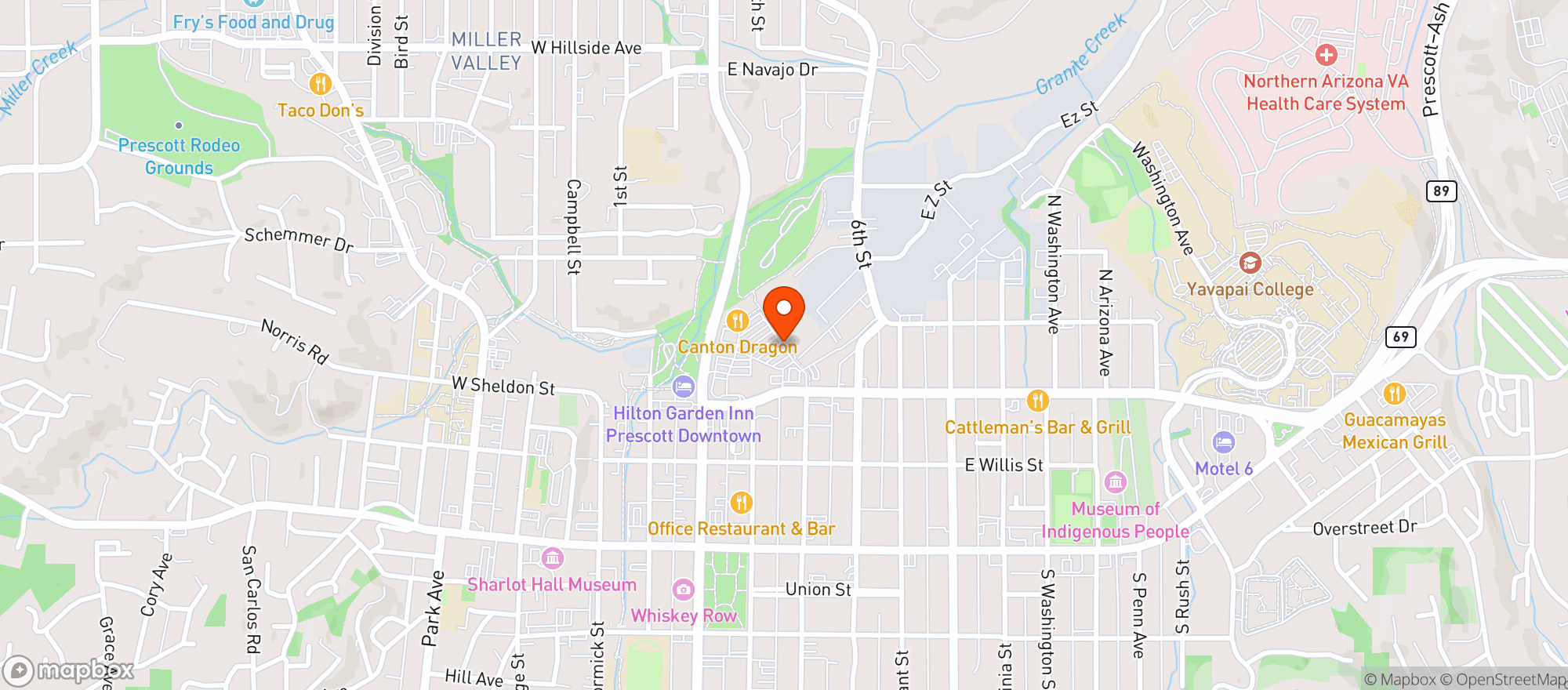 Map showing Sprouts Farmers Market