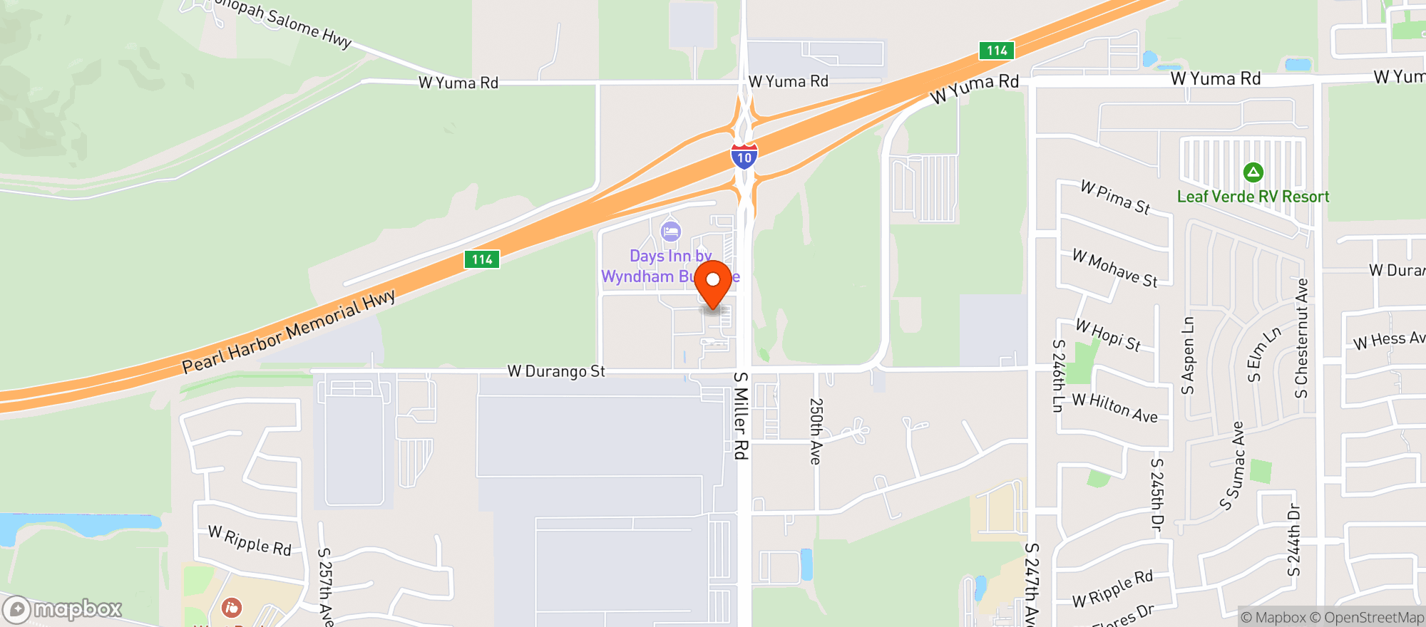 Map showing Quiktrip #492