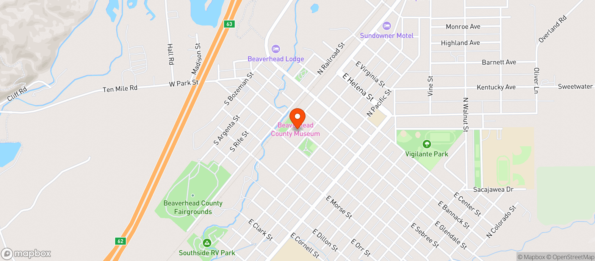Map showing Wildwood Floral & Gifts