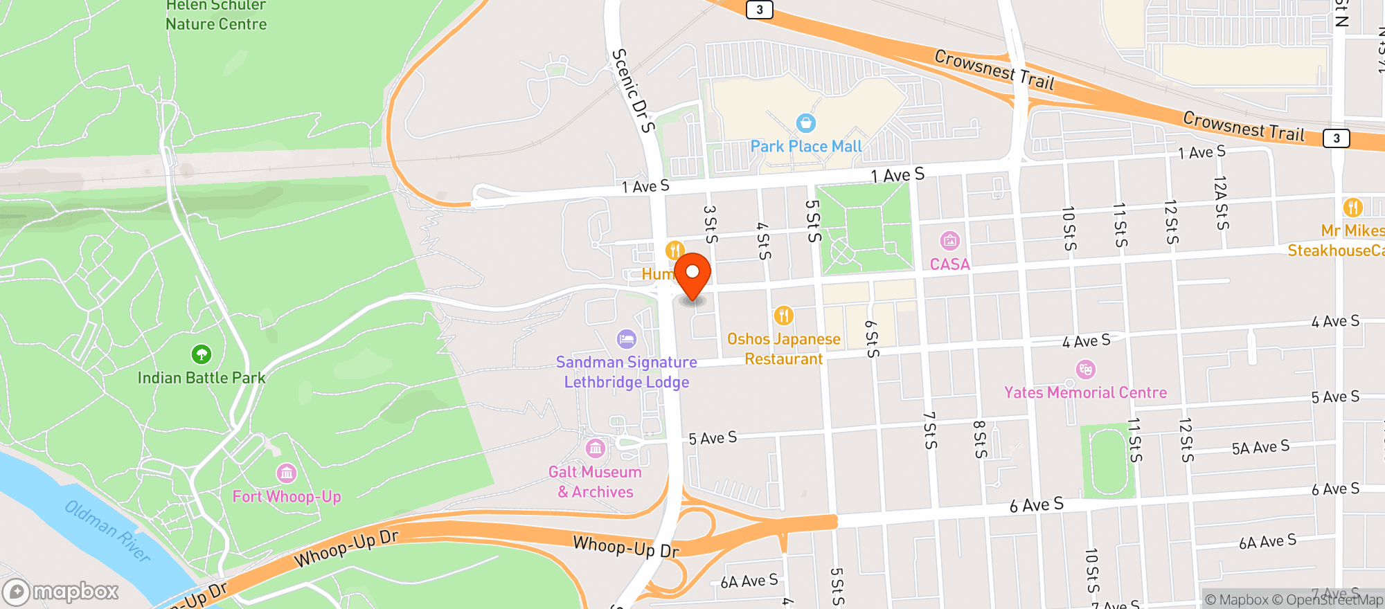 Map showing Andrew Hilton Wine & Spirits