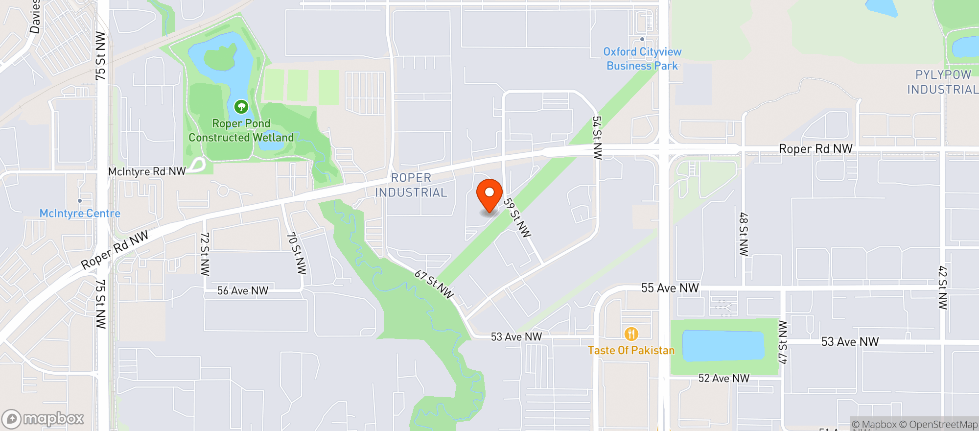 Map showing The Organic Box