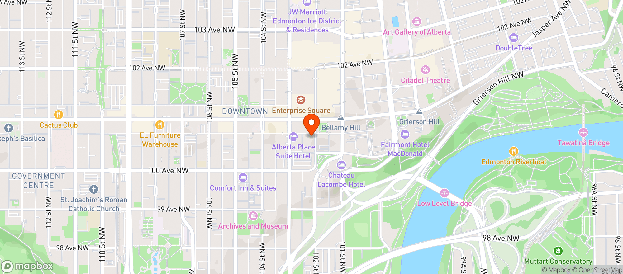 Map showing Hawkeyes Too