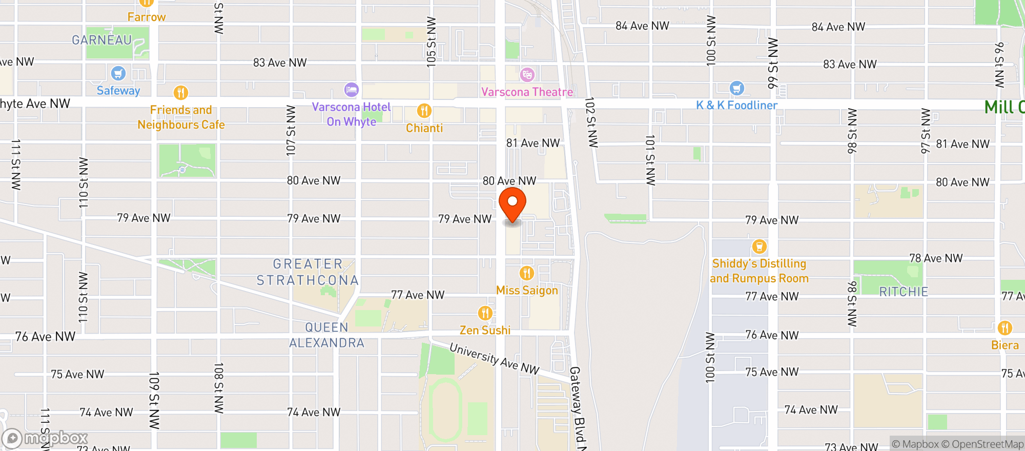 Map showing Save-on-foods