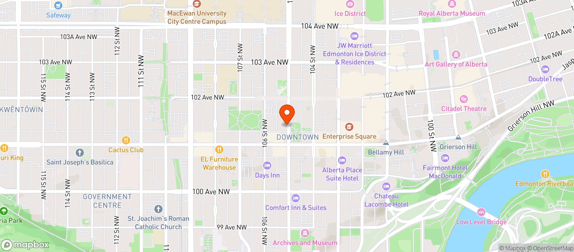 Map showing Liquor Nerds