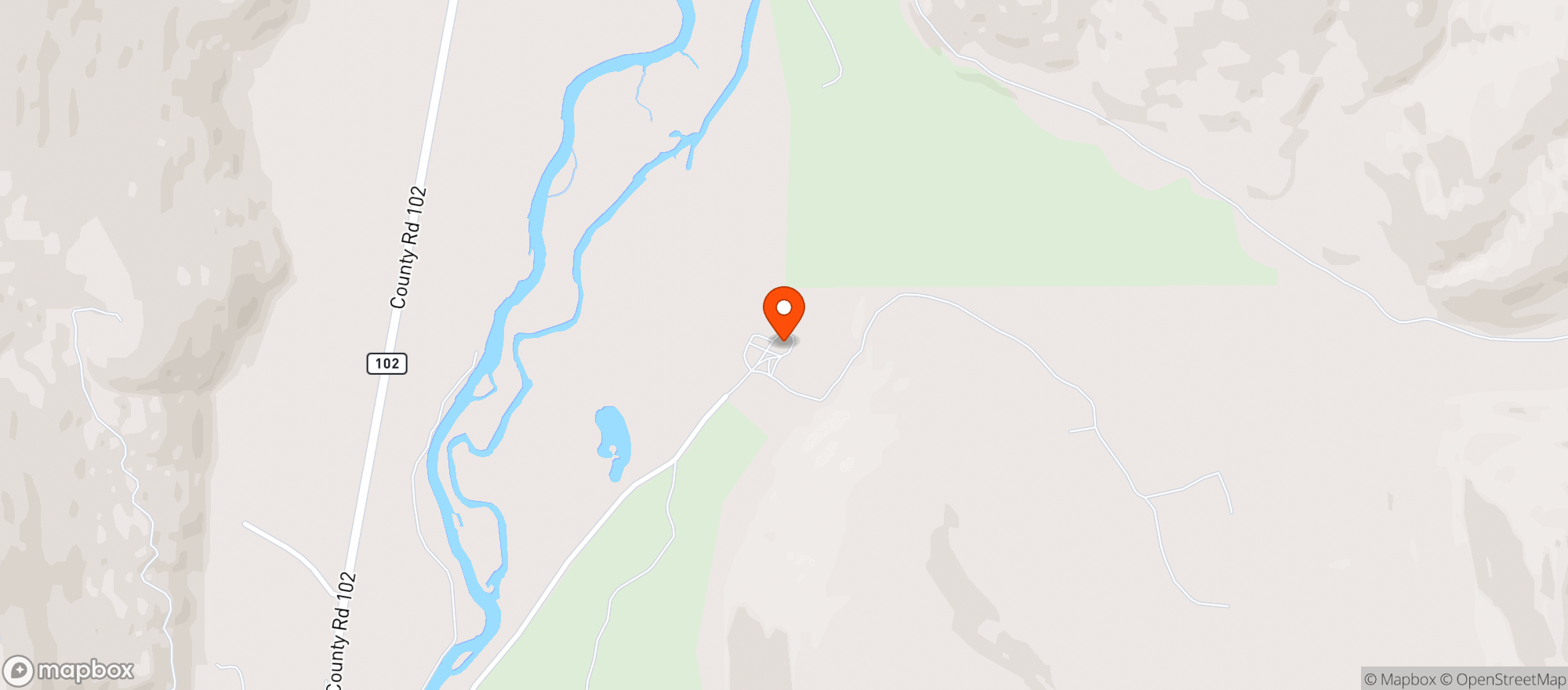 Map showing The Ranch At Rock Creek Hskp