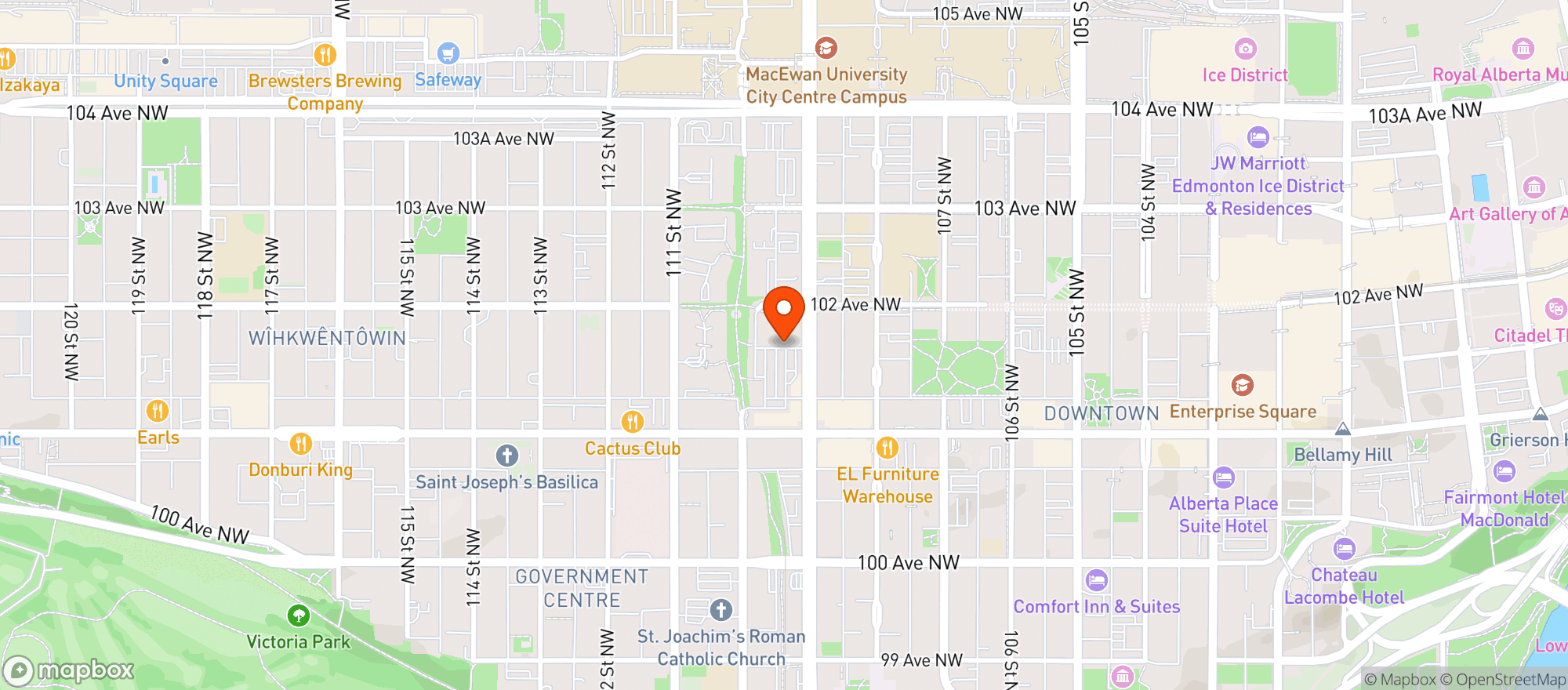 Map showing Save-on-foods