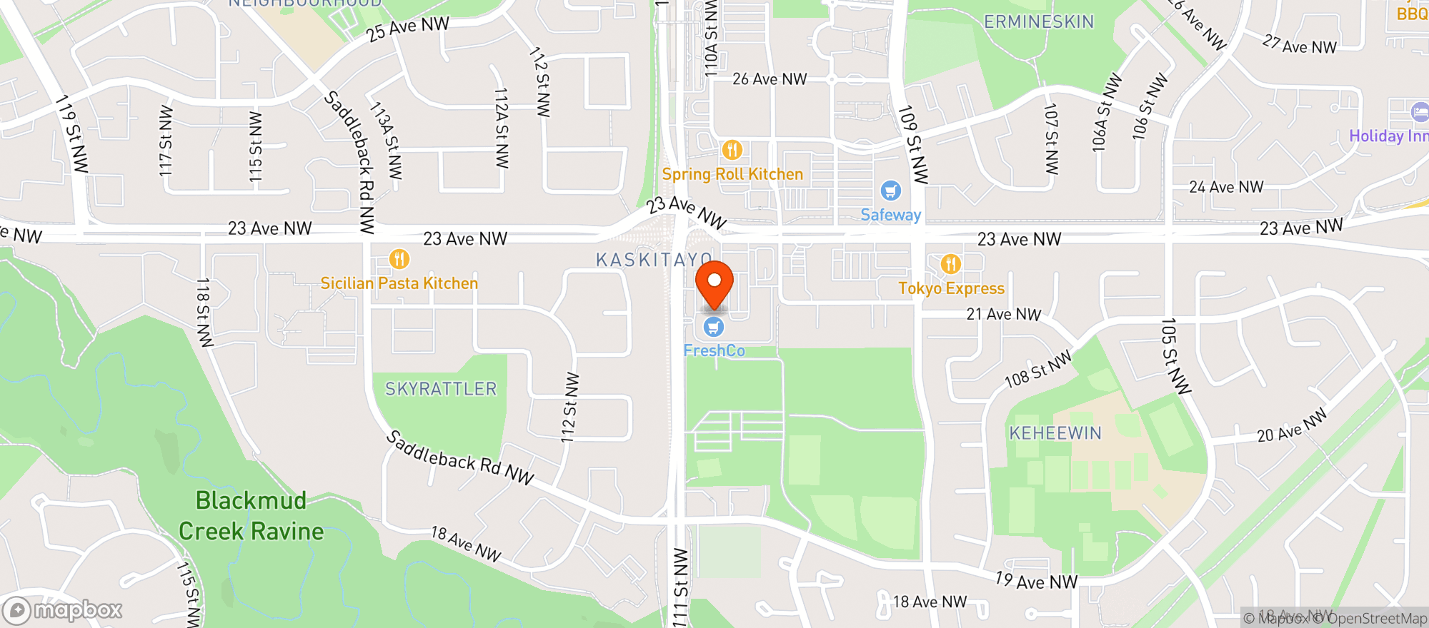 Map showing Sobeys 5373