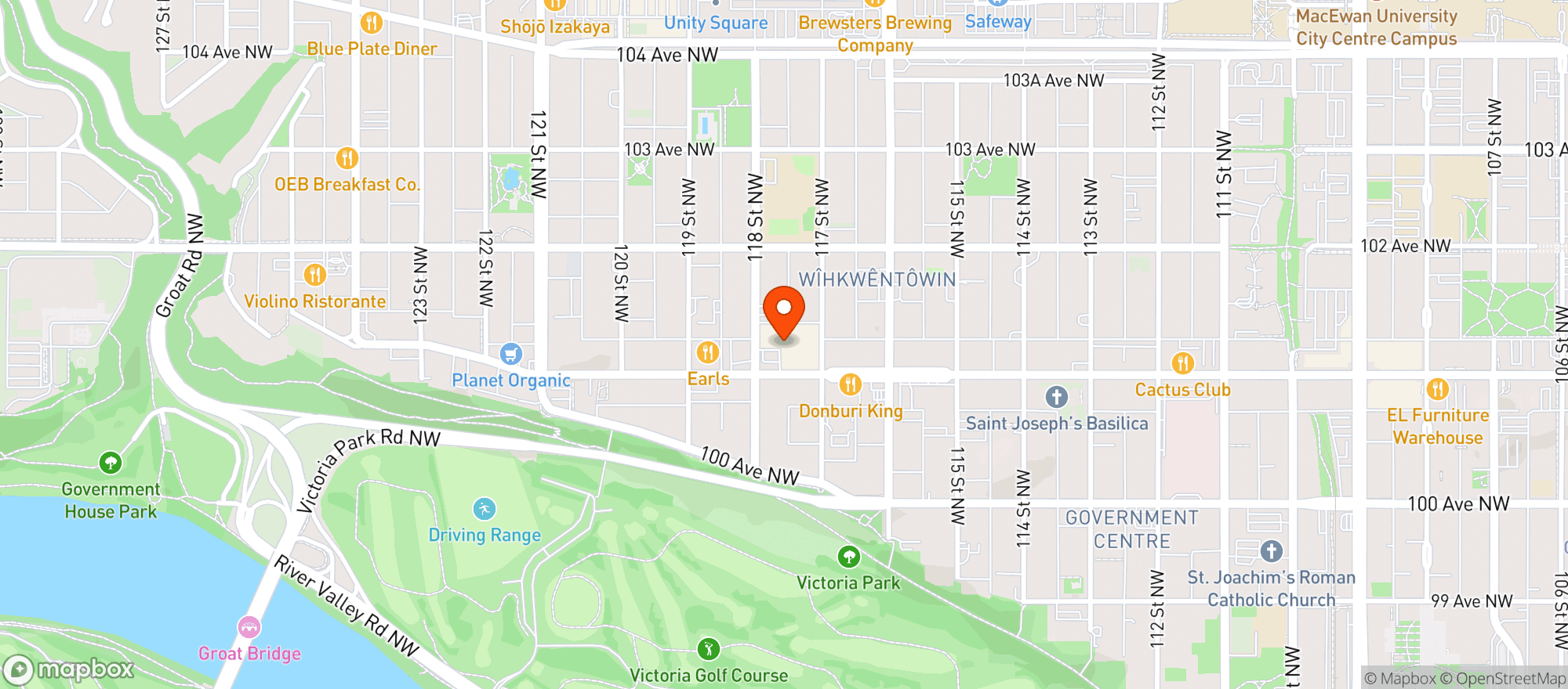 Map showing Liquor House