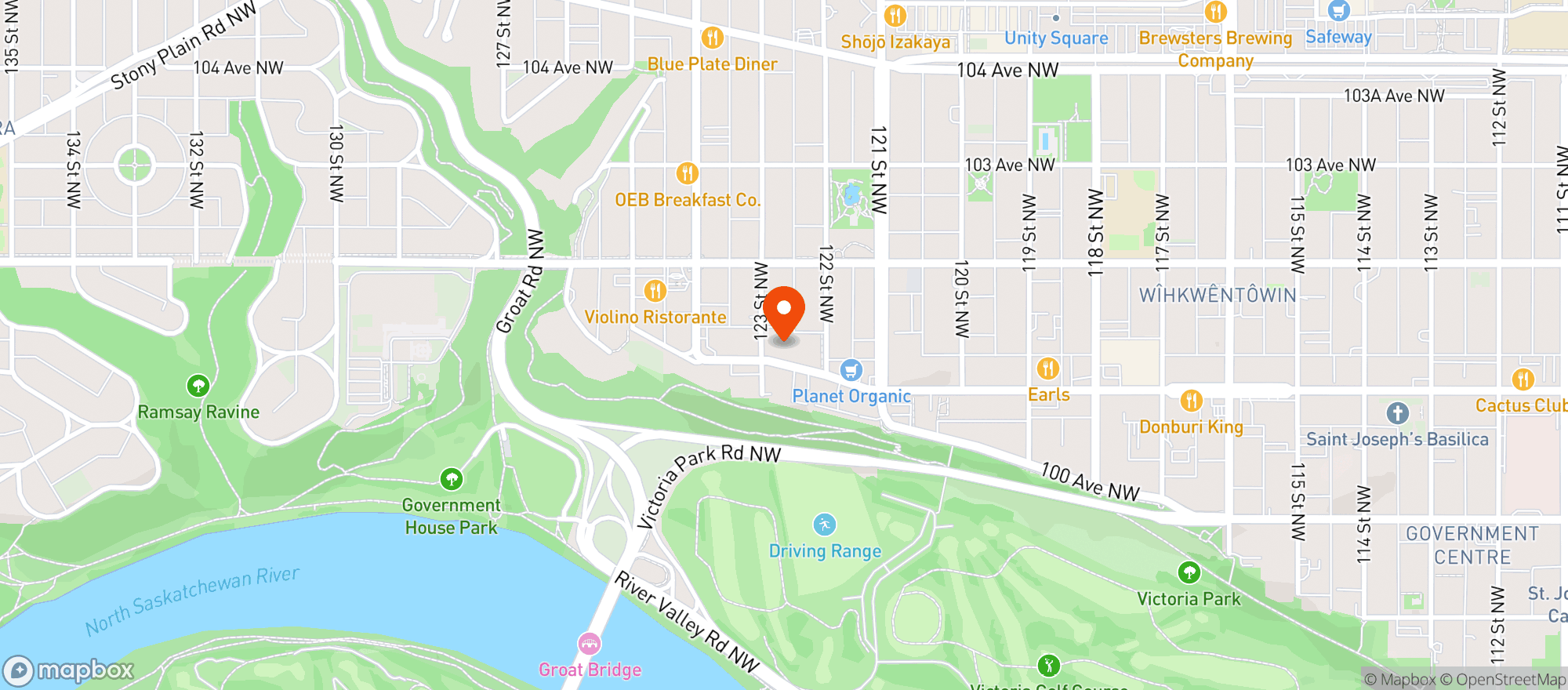 Map showing Safeway #4831