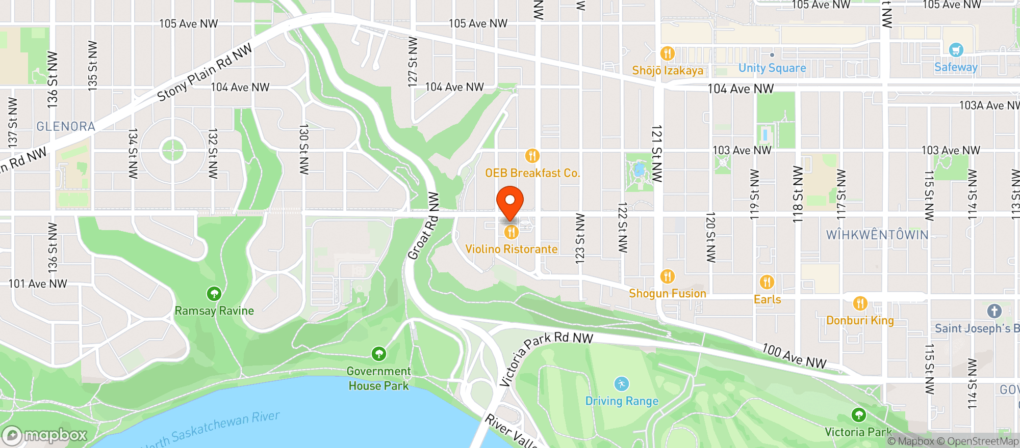 Map showing Partake