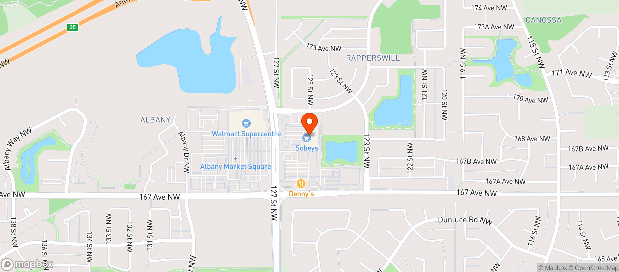 Map showing Sobeys 3189