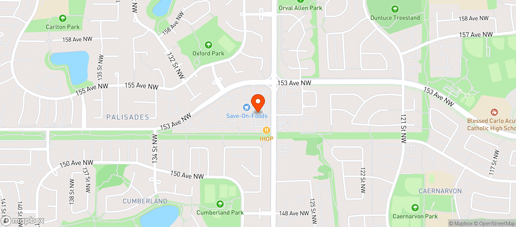 Map showing Save-on-foods