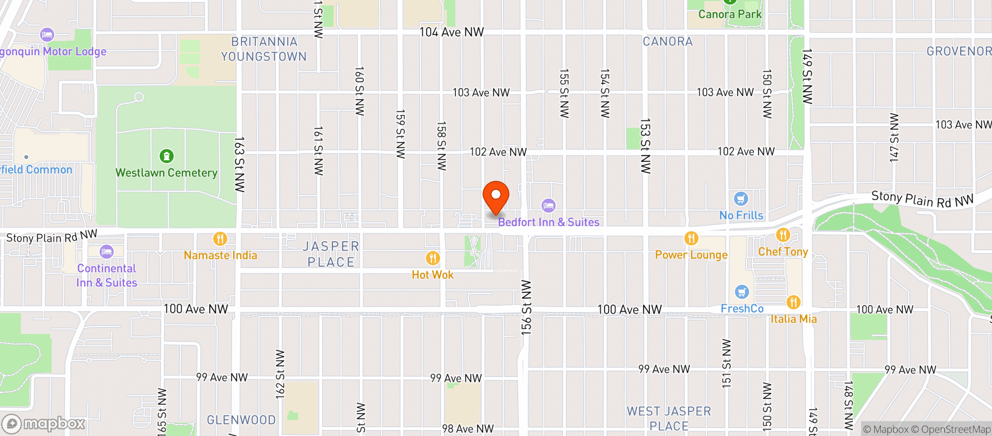 Map showing Liquor Run Ltd
