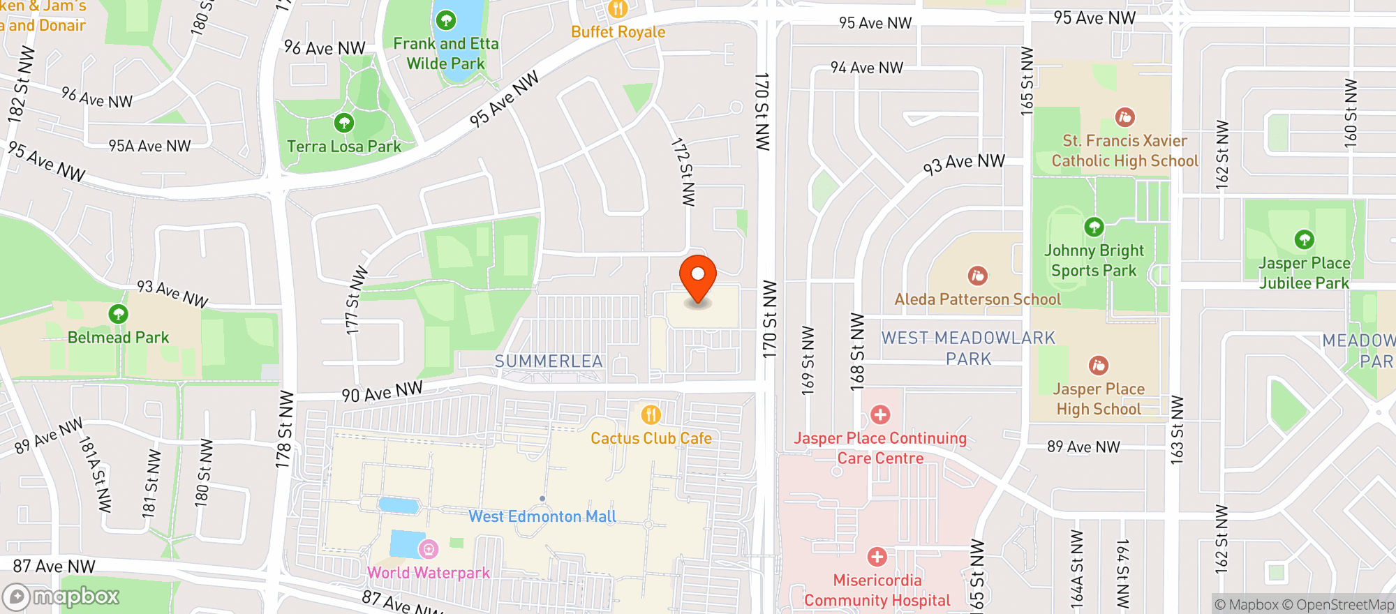 Map showing Italian Centre Shop (South) Ltd