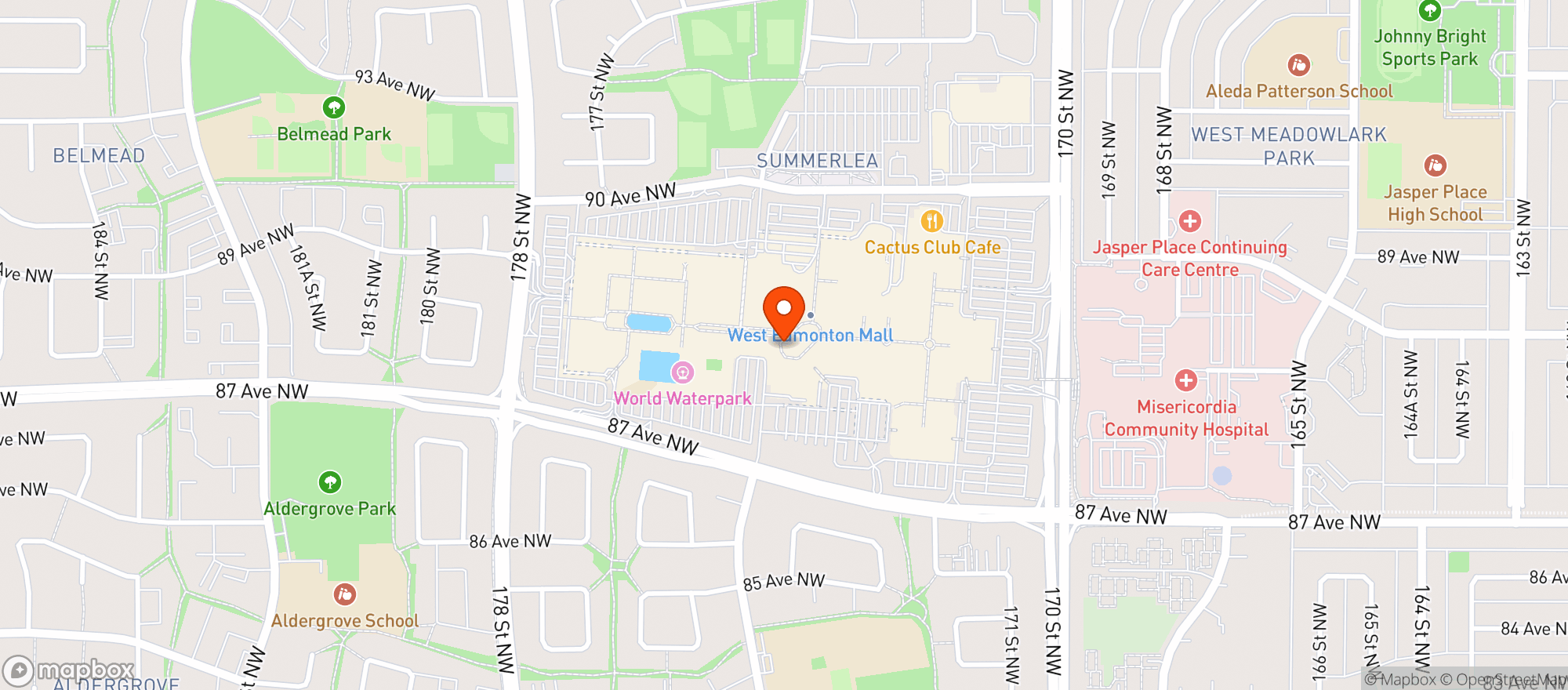 Map showing London Drugs