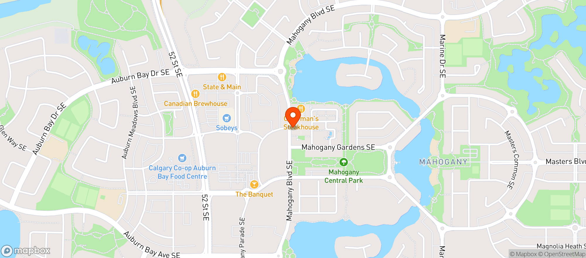 Map showing 5 Vines Wine, Craft Beer & Spirits - Mahogany Store