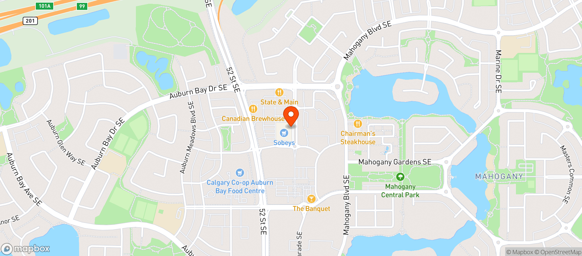 Map showing Sobeys 5386