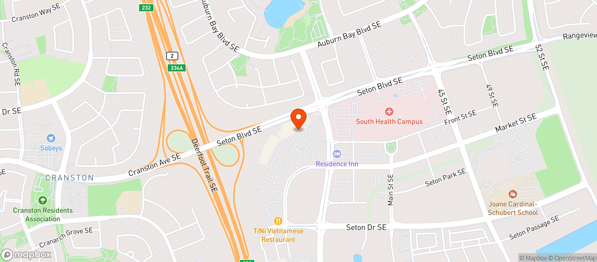 Map showing Save-On-Foods