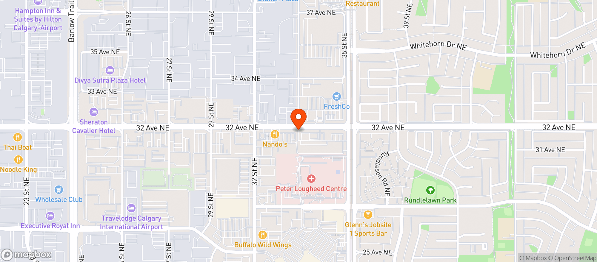Map showing London Drugs