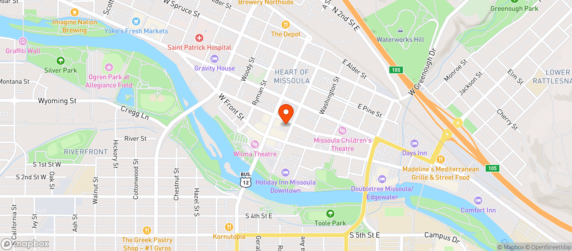 Map showing Ac Hotels By Marriott