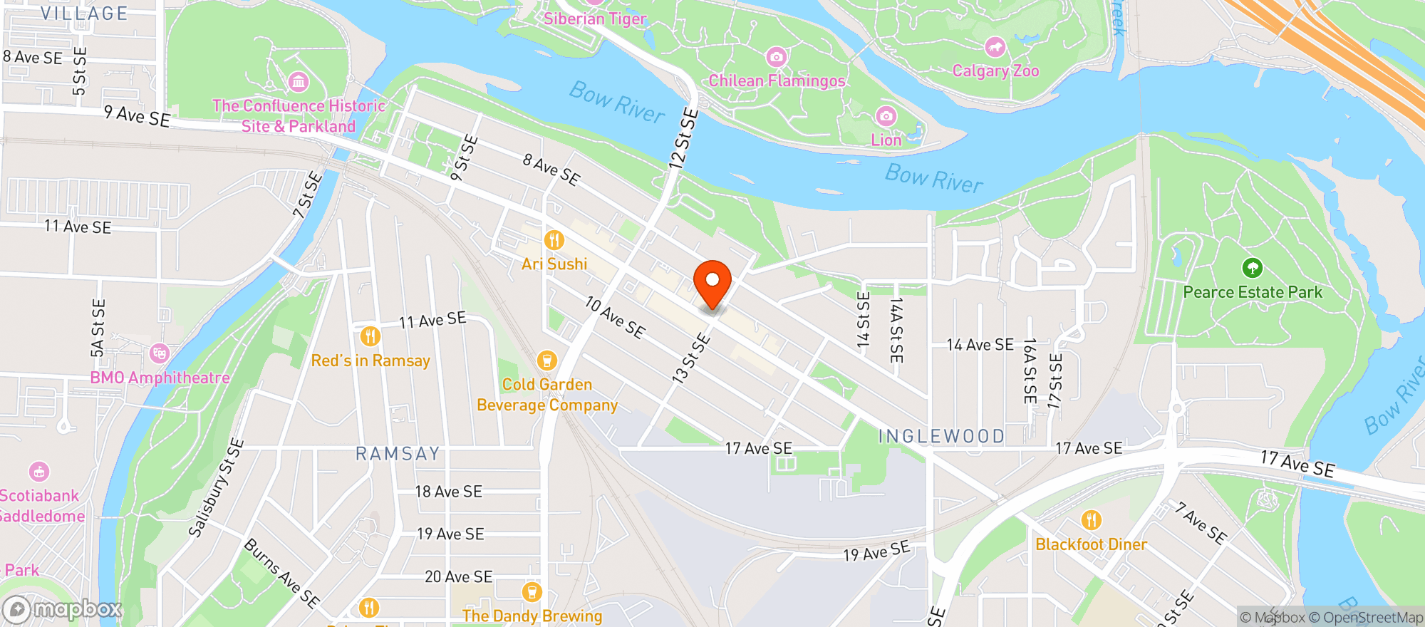 Map showing 11-Eleven Liquor, Inglewood