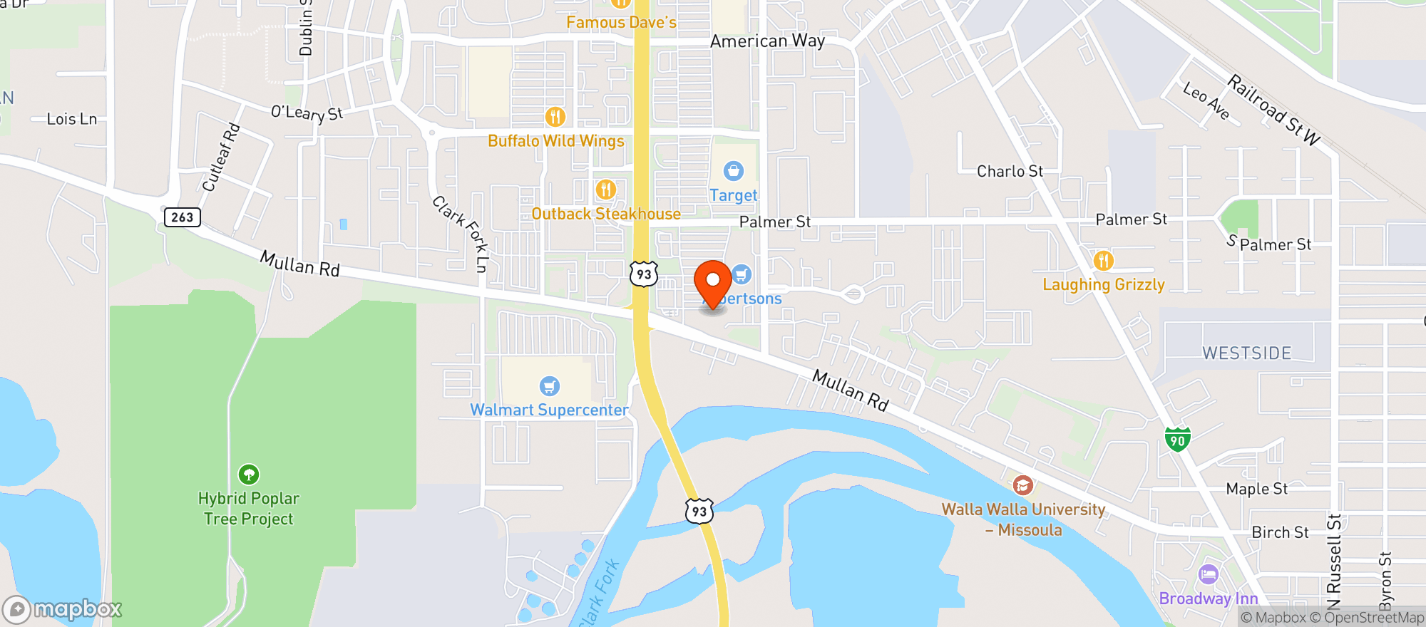 Map showing Gnc