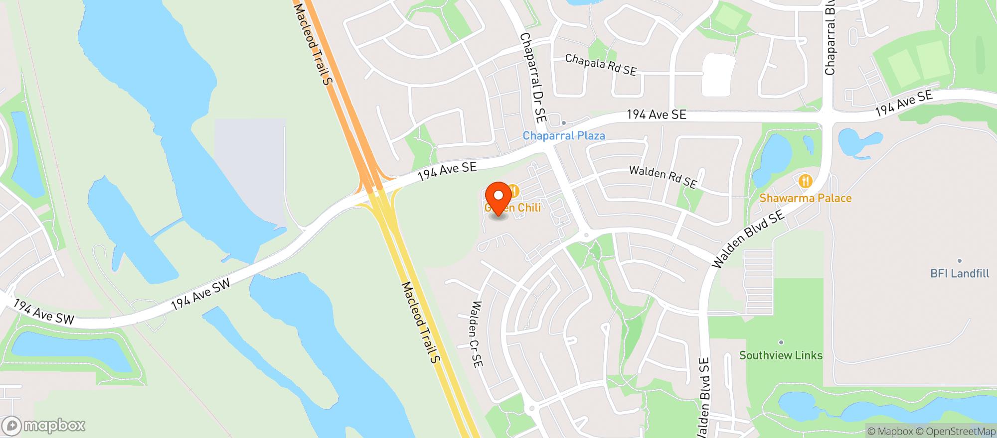 Map showing Save-On-Foods