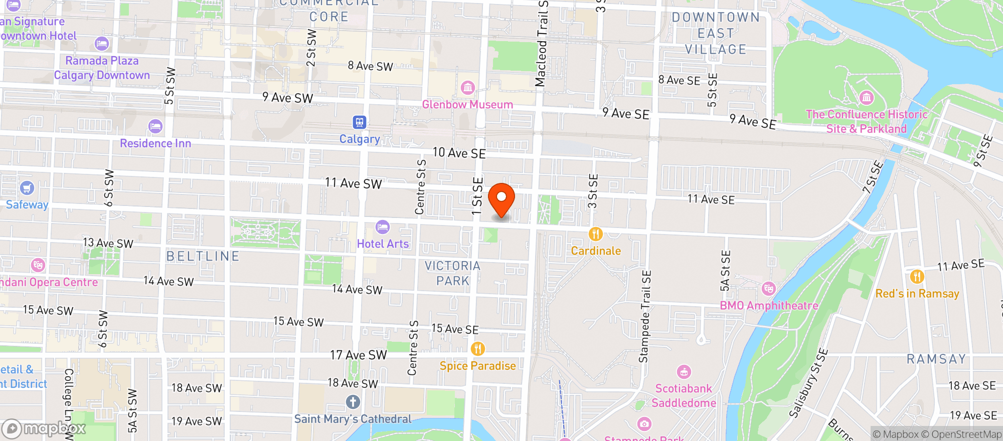 Map showing 5 Vines Wine, Craft Beer & Spirits - Victoria Park Store