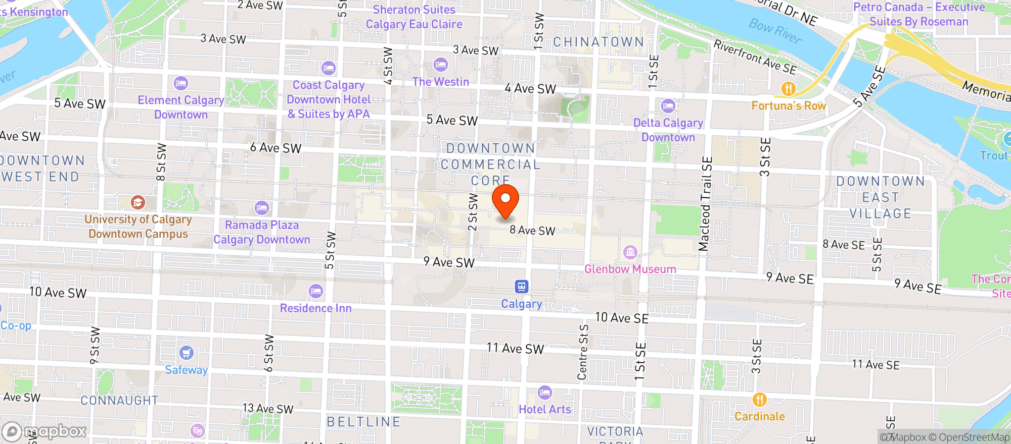 Map showing Social Beer Haus