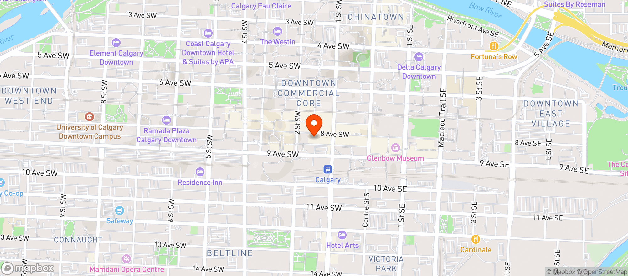 Map showing The Palace Theatre