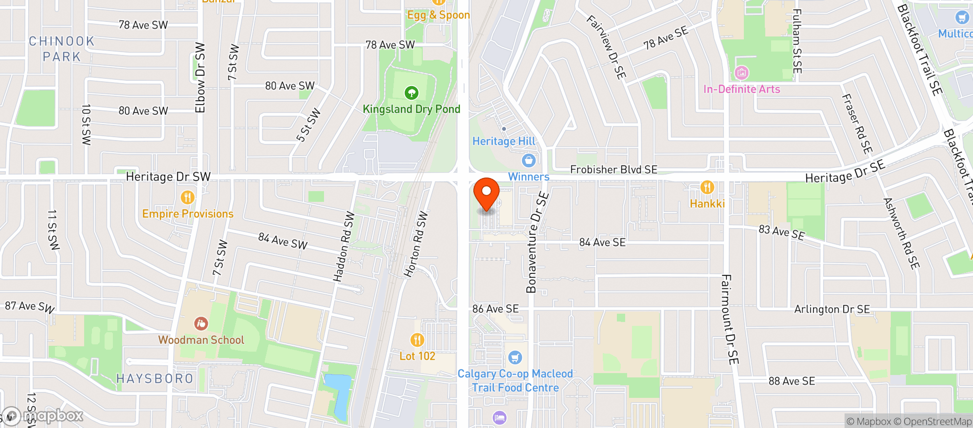 Map showing London Drugs
