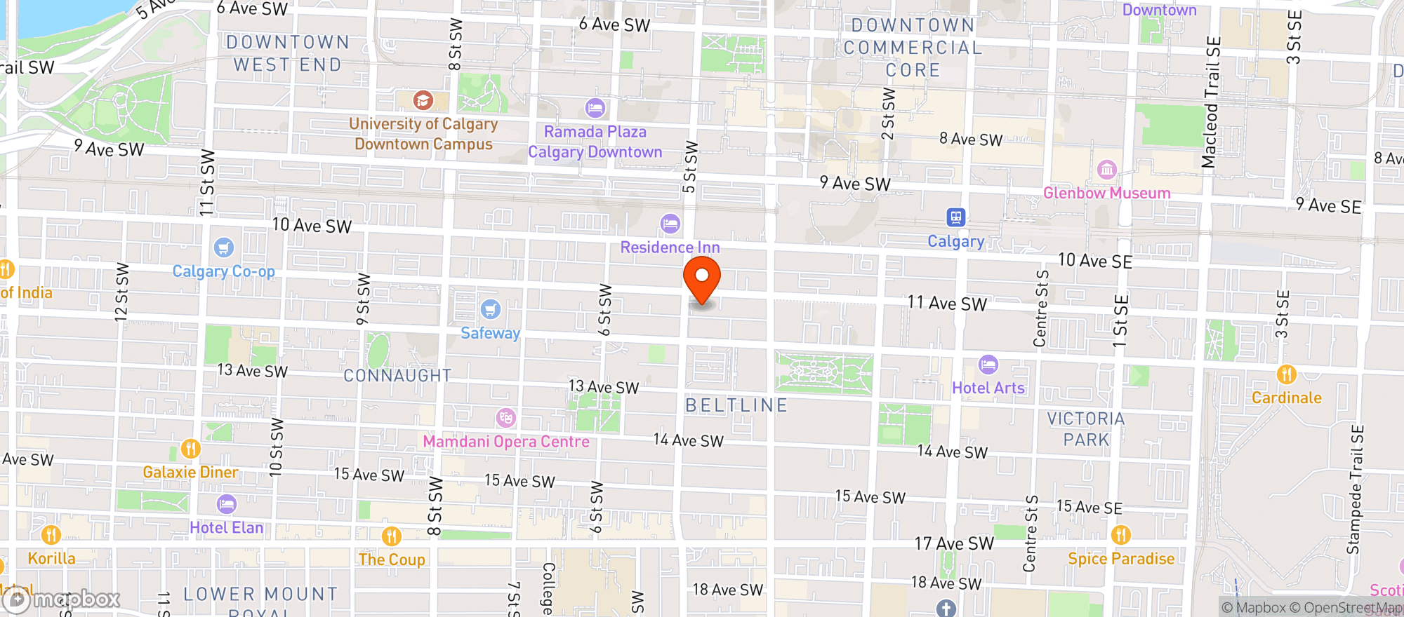 Map showing Kj Wines & Spirits Inc.