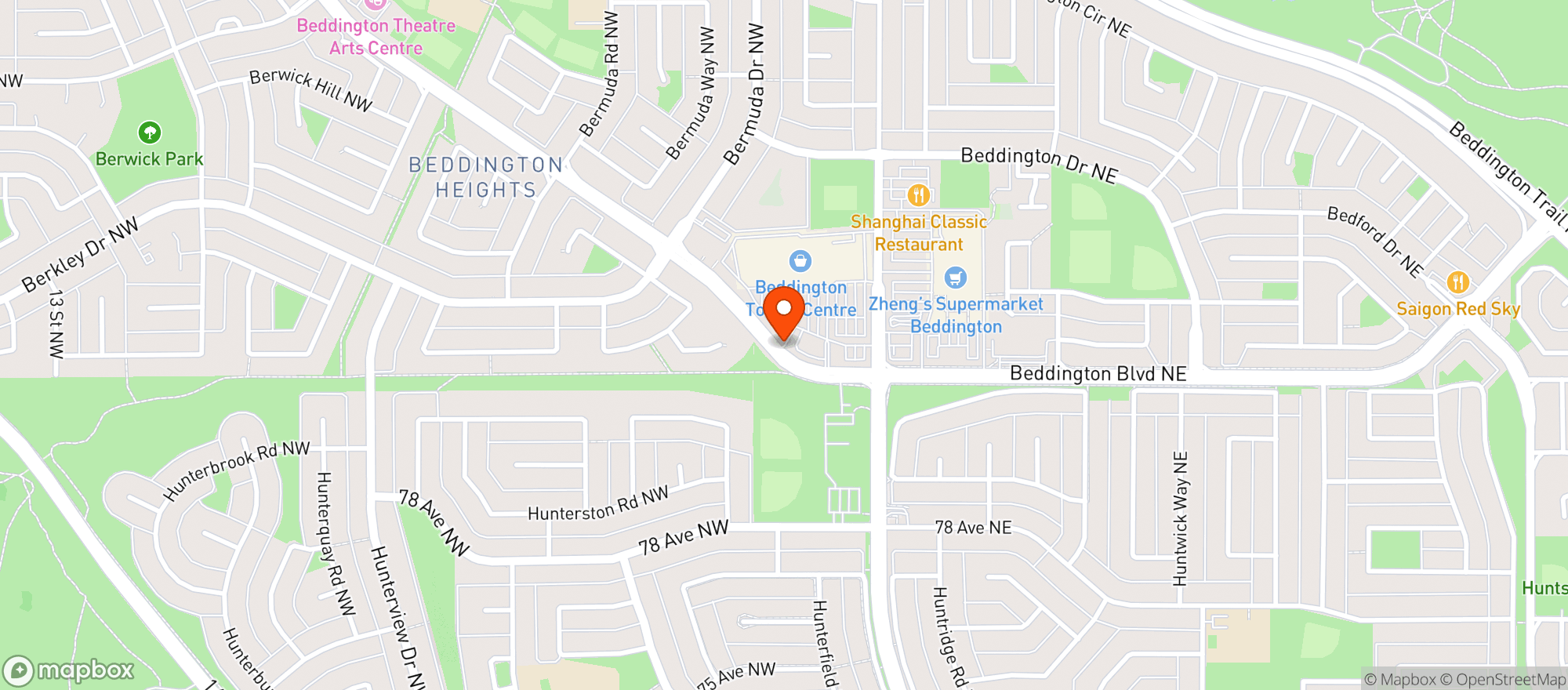 Map showing London Drugs