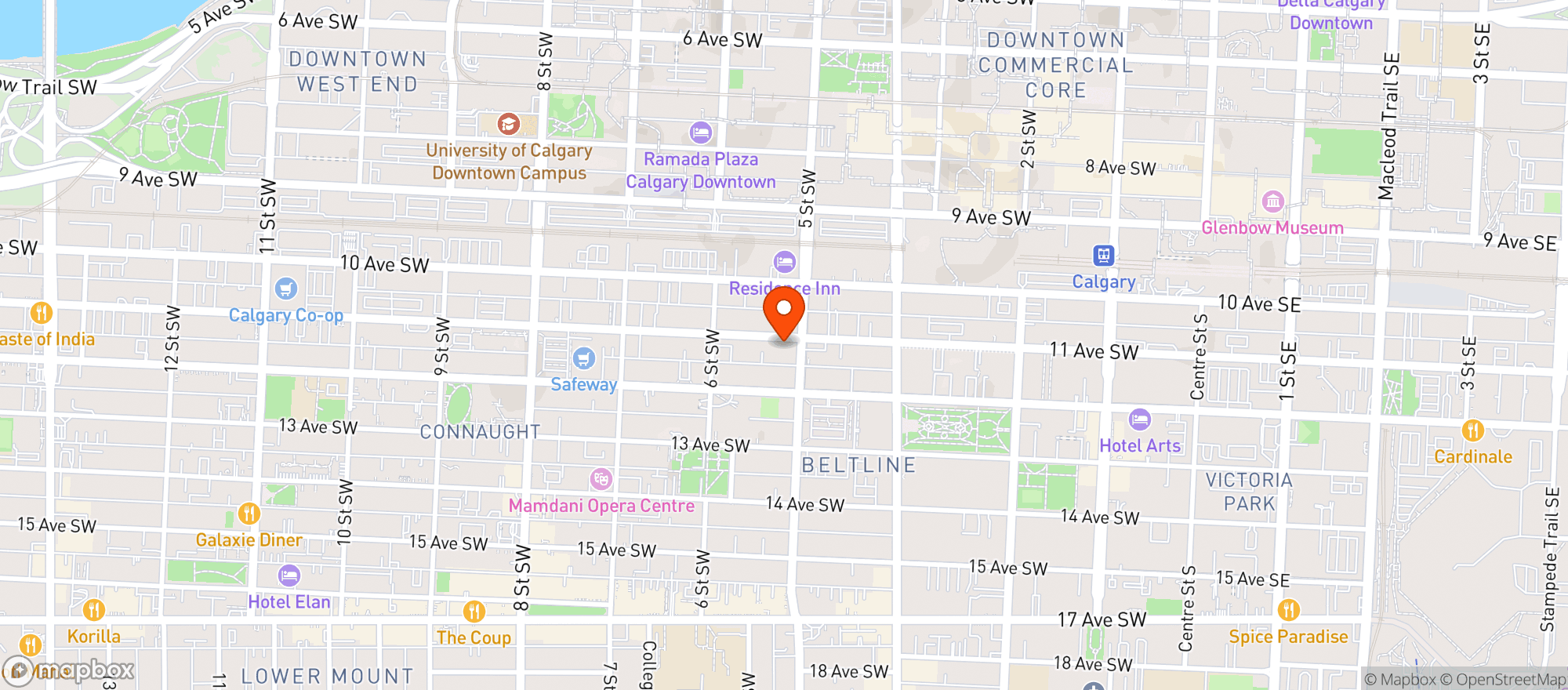 Map showing Last Best Brewing And Distilling