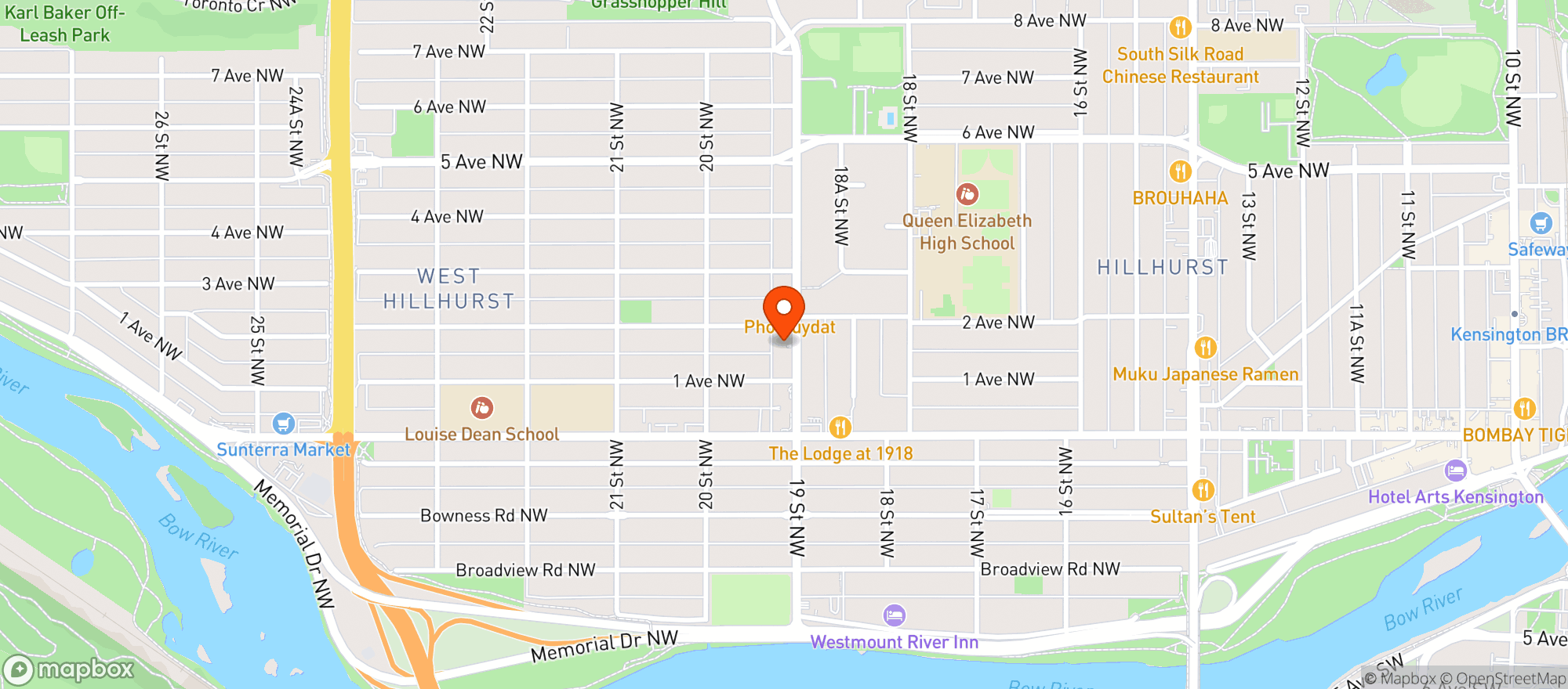 Map showing Penny Fausta Pharmacy